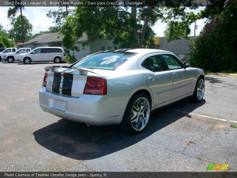 Bright Silver Metallic / Dark Slate Gray/Light Graystone 2007 Dodge Charger SE
