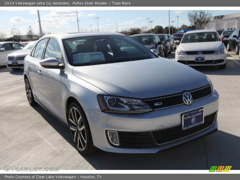 Reflex Silver Metallic / Titan Black 2014 Volkswagen Jetta GLI Autobahn