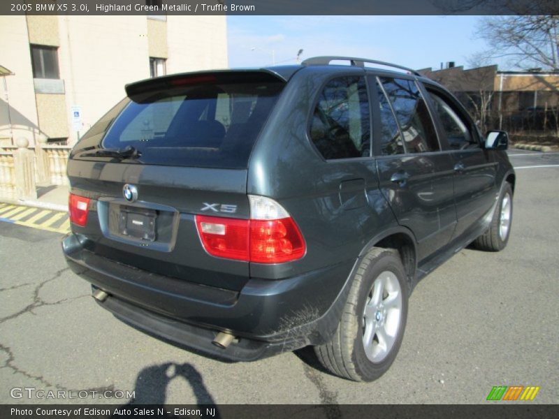 Highland Green Metallic / Truffle Brown 2005 BMW X5 3.0i