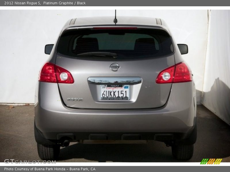 Platinum Graphite / Black 2012 Nissan Rogue S
