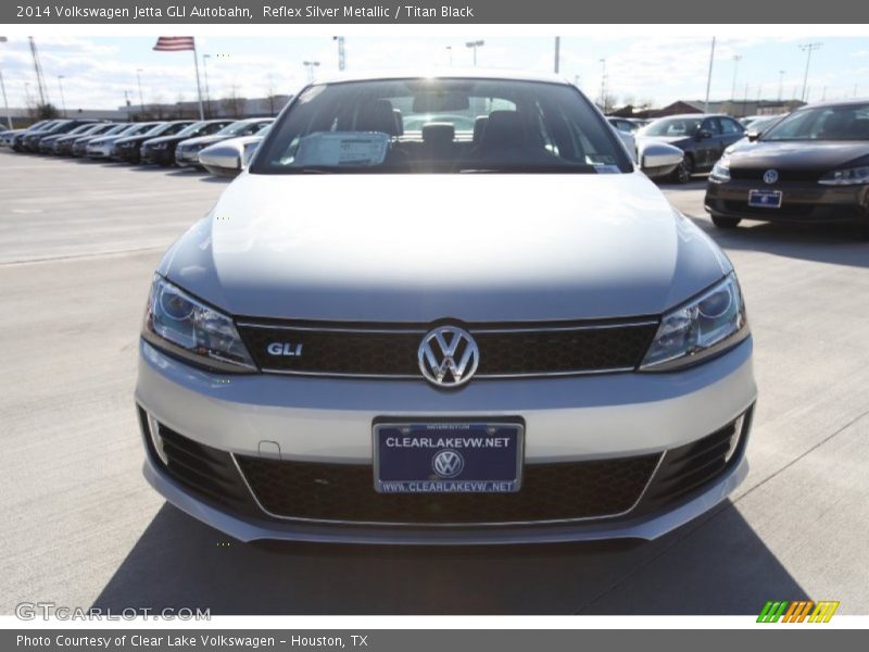 Reflex Silver Metallic / Titan Black 2014 Volkswagen Jetta GLI Autobahn