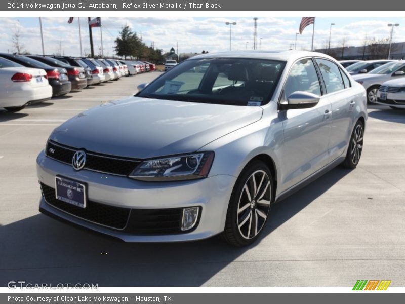 Reflex Silver Metallic / Titan Black 2014 Volkswagen Jetta GLI Autobahn