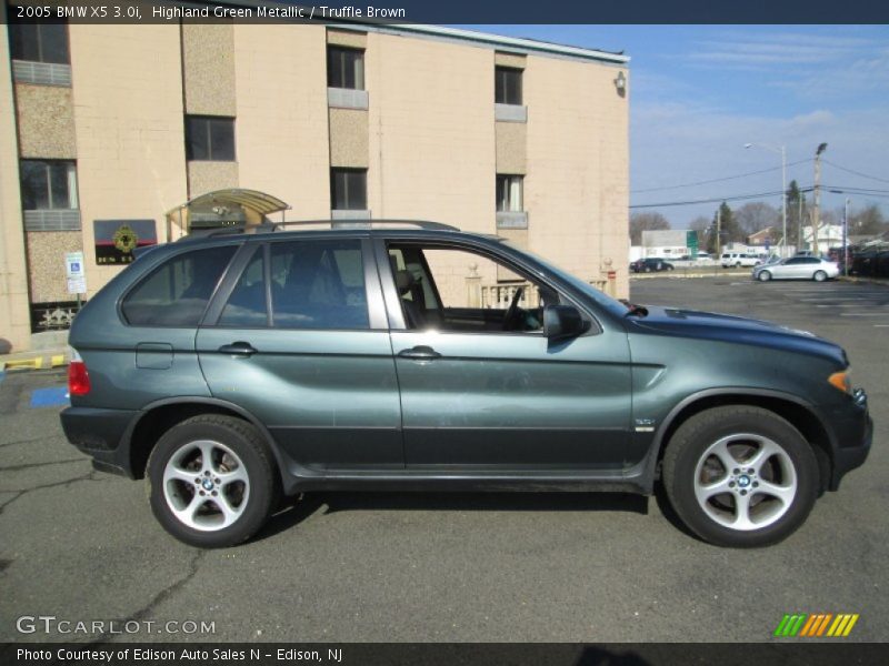 Highland Green Metallic / Truffle Brown 2005 BMW X5 3.0i