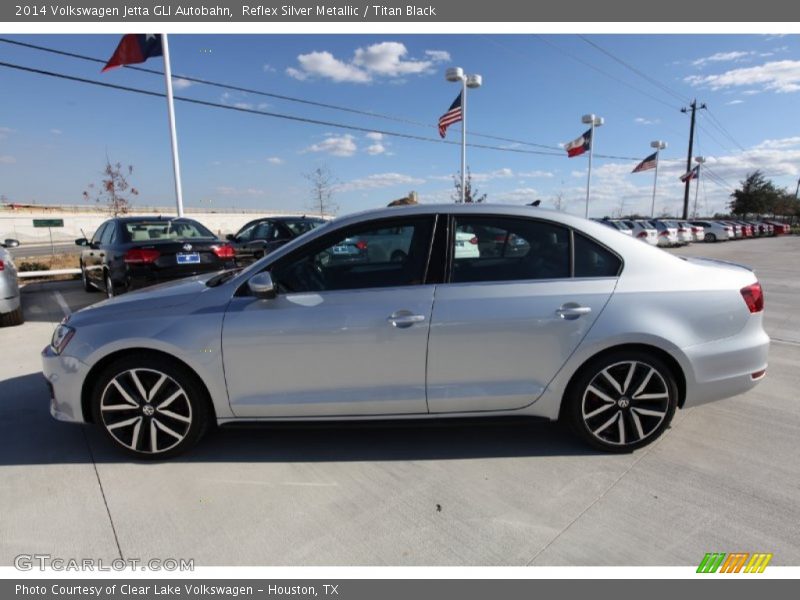 Reflex Silver Metallic / Titan Black 2014 Volkswagen Jetta GLI Autobahn
