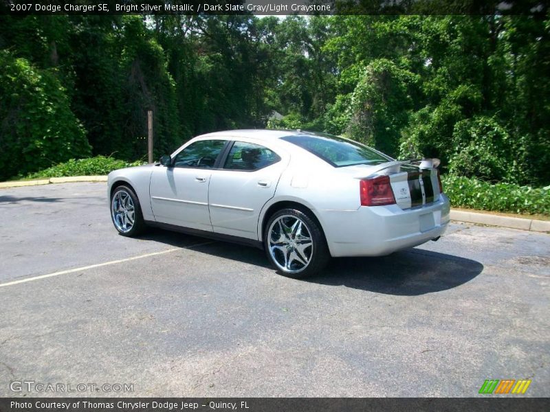 Bright Silver Metallic / Dark Slate Gray/Light Graystone 2007 Dodge Charger SE