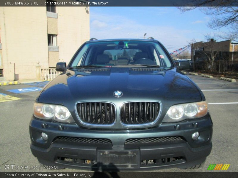 Highland Green Metallic / Truffle Brown 2005 BMW X5 3.0i