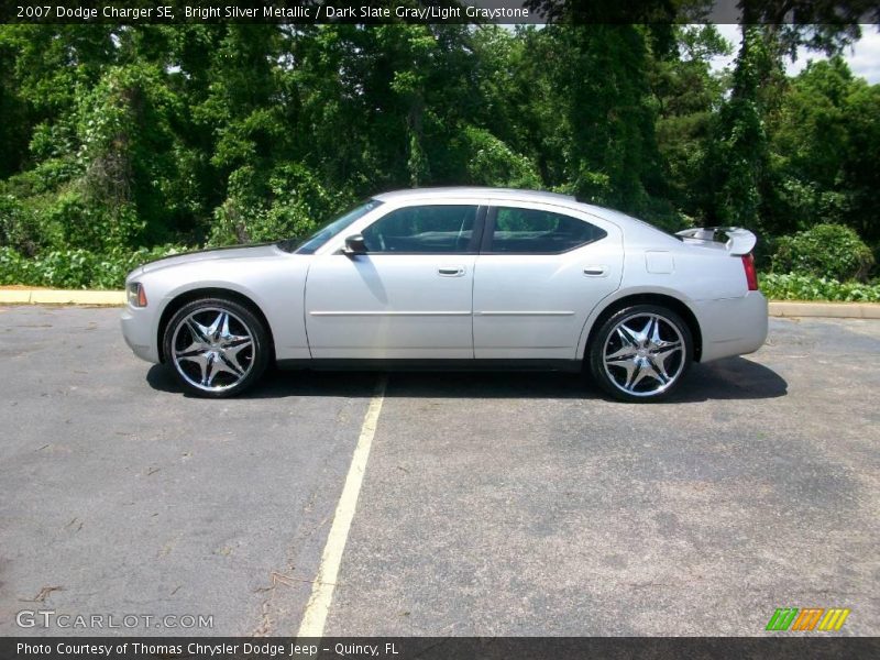 Bright Silver Metallic / Dark Slate Gray/Light Graystone 2007 Dodge Charger SE