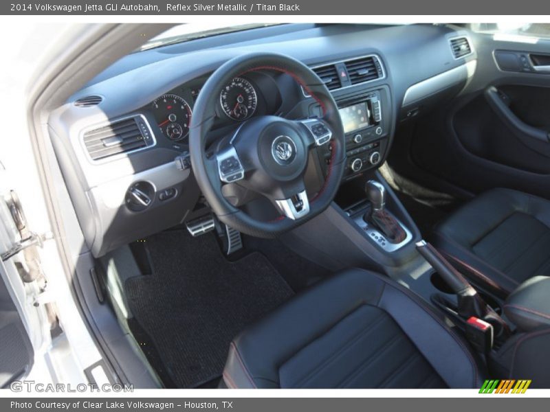 Reflex Silver Metallic / Titan Black 2014 Volkswagen Jetta GLI Autobahn