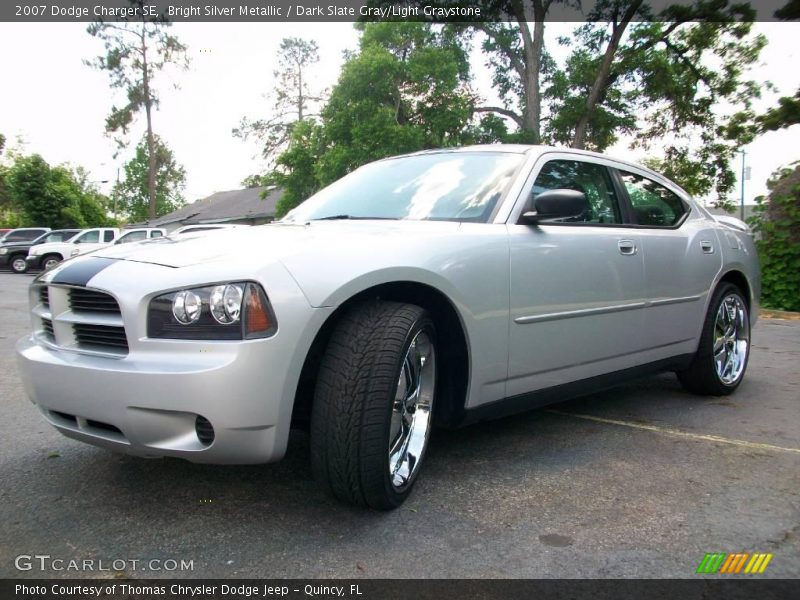 Bright Silver Metallic / Dark Slate Gray/Light Graystone 2007 Dodge Charger SE