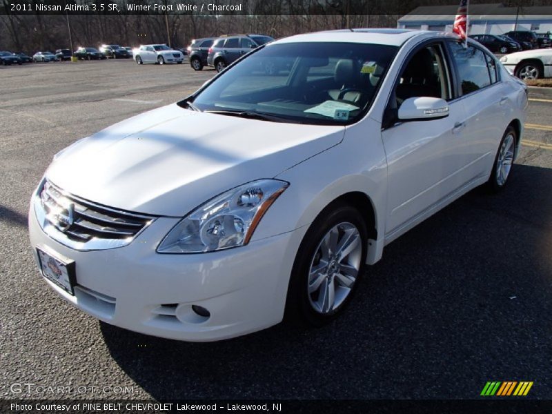 Winter Frost White / Charcoal 2011 Nissan Altima 3.5 SR