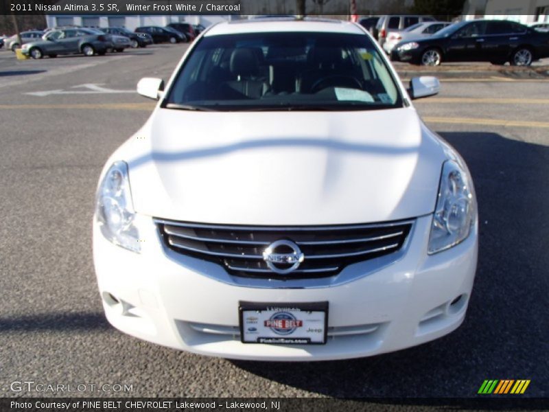 Winter Frost White / Charcoal 2011 Nissan Altima 3.5 SR