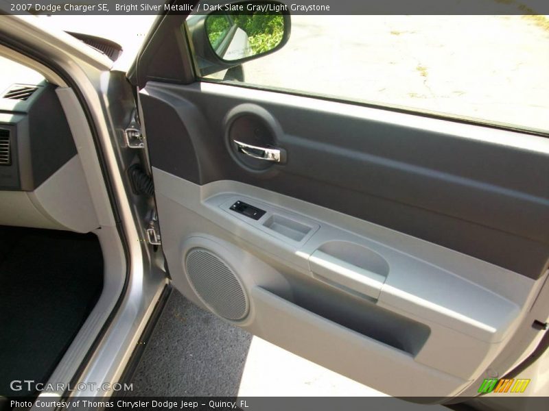 Bright Silver Metallic / Dark Slate Gray/Light Graystone 2007 Dodge Charger SE