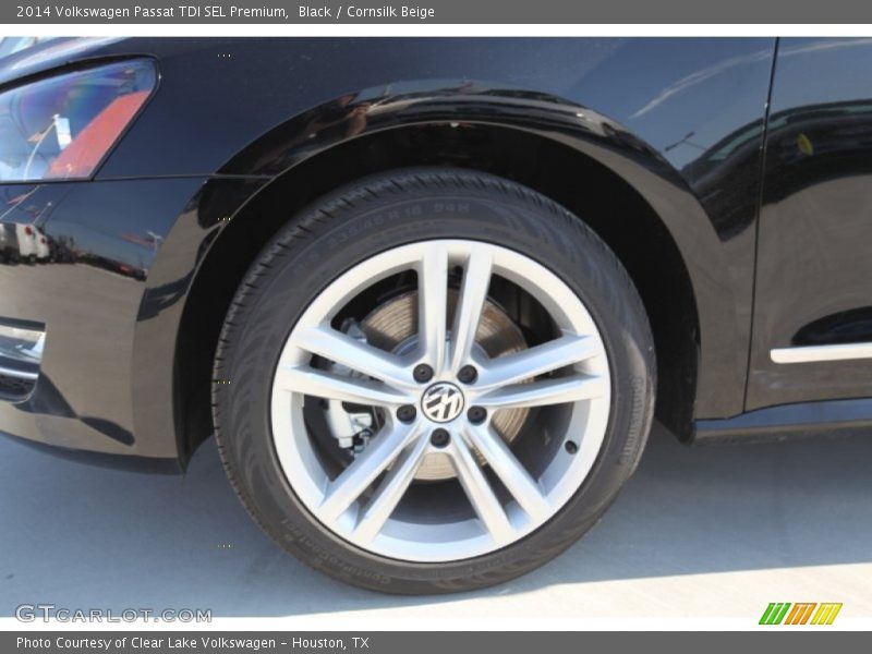 Black / Cornsilk Beige 2014 Volkswagen Passat TDI SEL Premium