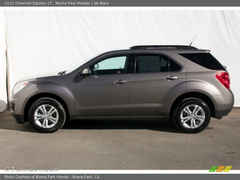 Mocha Steel Metallic / Jet Black 2012 Chevrolet Equinox LT