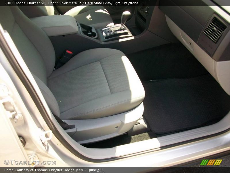 Bright Silver Metallic / Dark Slate Gray/Light Graystone 2007 Dodge Charger SE