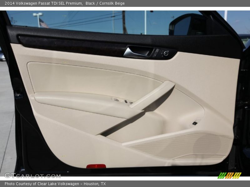 Black / Cornsilk Beige 2014 Volkswagen Passat TDI SEL Premium