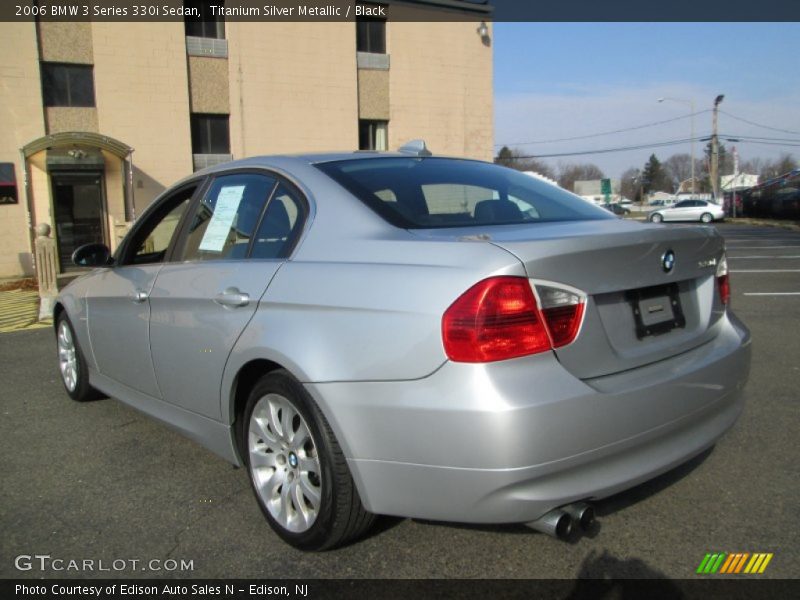 Titanium Silver Metallic / Black 2006 BMW 3 Series 330i Sedan