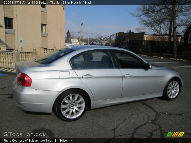 Titanium Silver Metallic / Black 2006 BMW 3 Series 330i Sedan