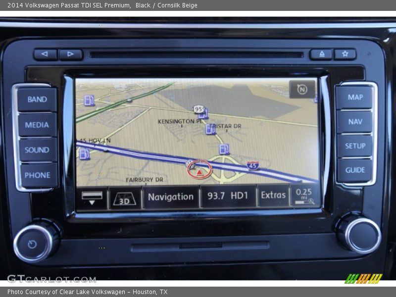 Black / Cornsilk Beige 2014 Volkswagen Passat TDI SEL Premium