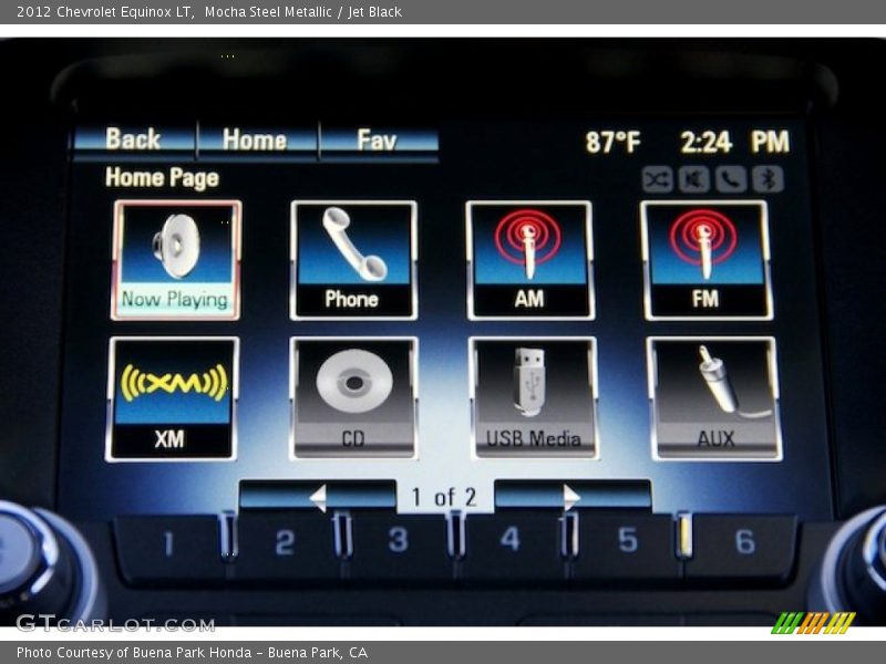 Mocha Steel Metallic / Jet Black 2012 Chevrolet Equinox LT
