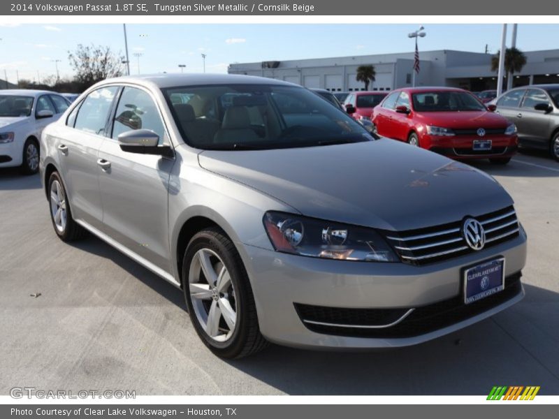 Tungsten Silver Metallic / Cornsilk Beige 2014 Volkswagen Passat 1.8T SE