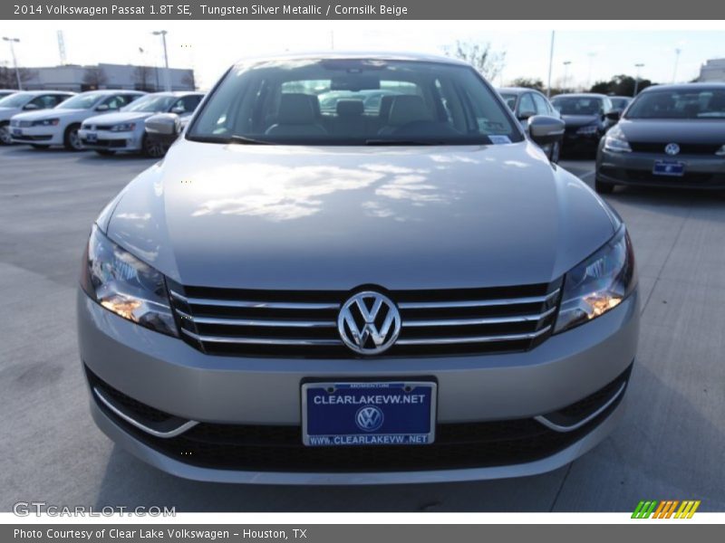 Tungsten Silver Metallic / Cornsilk Beige 2014 Volkswagen Passat 1.8T SE