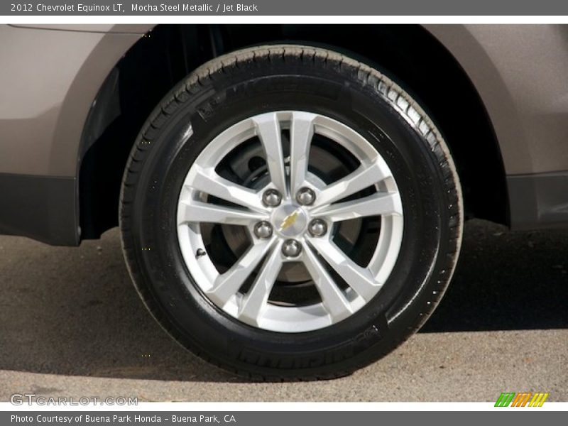 Mocha Steel Metallic / Jet Black 2012 Chevrolet Equinox LT