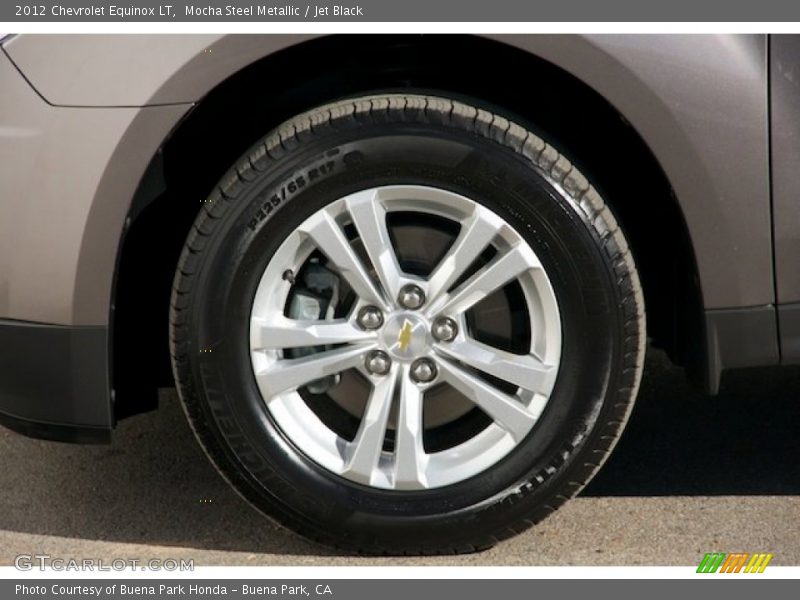 Mocha Steel Metallic / Jet Black 2012 Chevrolet Equinox LT