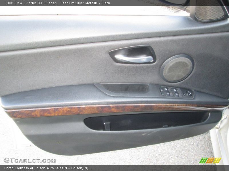 Titanium Silver Metallic / Black 2006 BMW 3 Series 330i Sedan