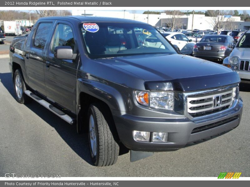 Polished Metal Metallic / Black 2012 Honda Ridgeline RTL