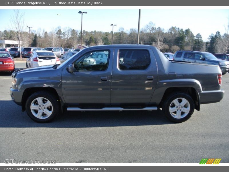 Polished Metal Metallic / Black 2012 Honda Ridgeline RTL