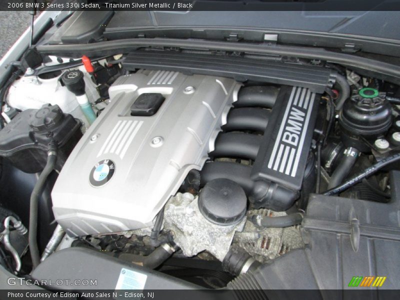Titanium Silver Metallic / Black 2006 BMW 3 Series 330i Sedan