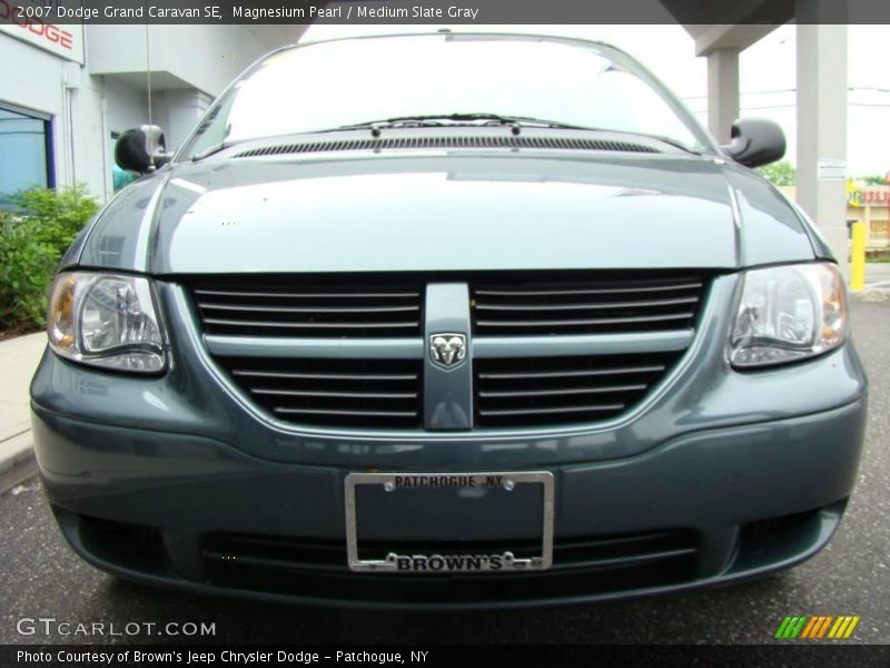 Magnesium Pearl / Medium Slate Gray 2007 Dodge Grand Caravan SE