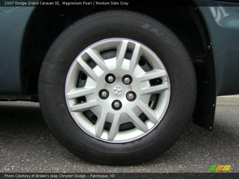 Magnesium Pearl / Medium Slate Gray 2007 Dodge Grand Caravan SE