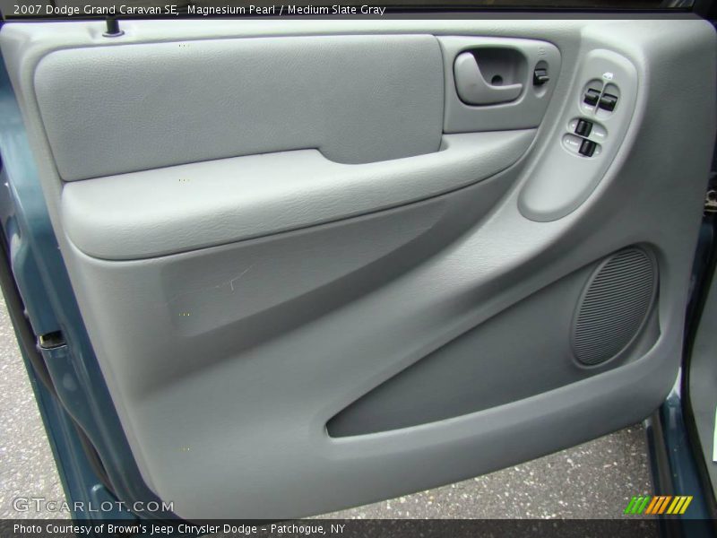 Magnesium Pearl / Medium Slate Gray 2007 Dodge Grand Caravan SE