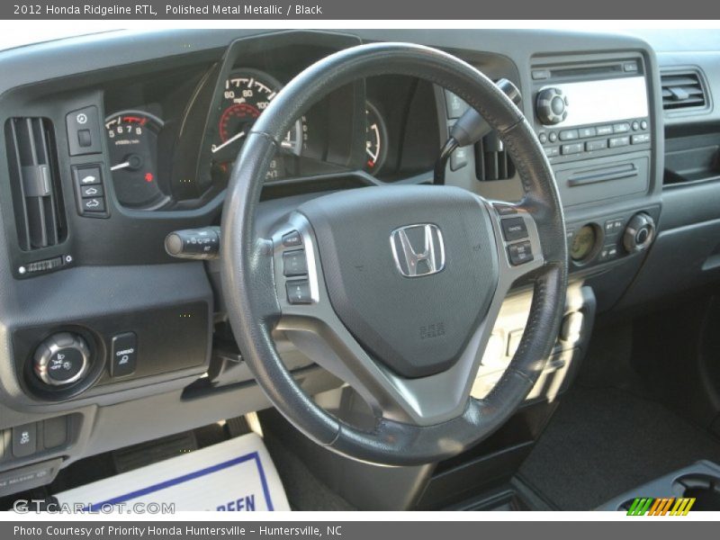 Polished Metal Metallic / Black 2012 Honda Ridgeline RTL