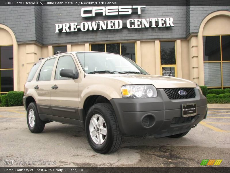 Dune Pearl Metallic / Medium/Dark Pebble 2007 Ford Escape XLS