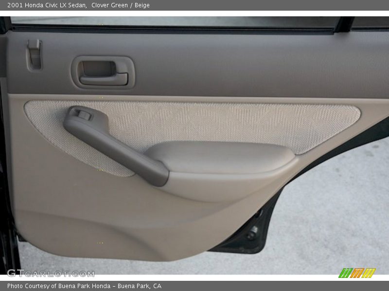Door Panel of 2001 Civic LX Sedan