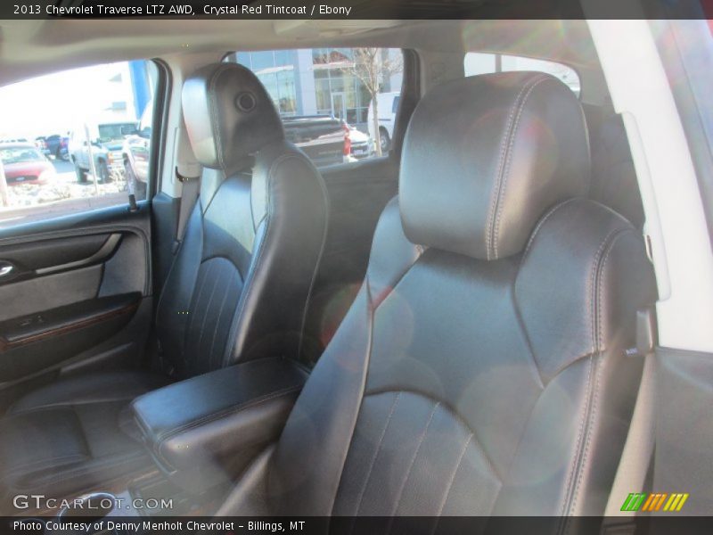 Crystal Red Tintcoat / Ebony 2013 Chevrolet Traverse LTZ AWD