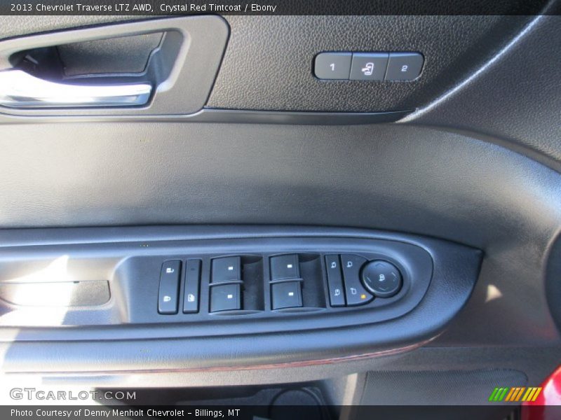 Crystal Red Tintcoat / Ebony 2013 Chevrolet Traverse LTZ AWD