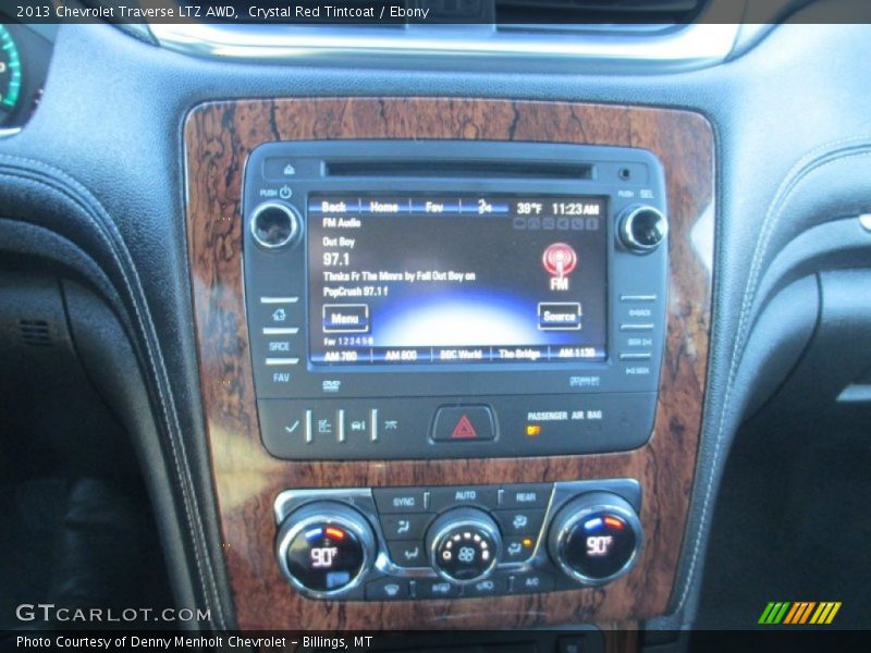 Crystal Red Tintcoat / Ebony 2013 Chevrolet Traverse LTZ AWD