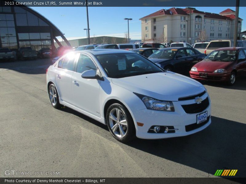 Summit White / Jet Black 2013 Chevrolet Cruze LT/RS