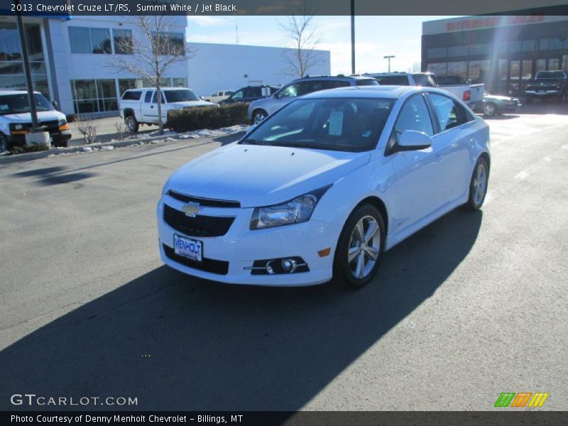 Summit White / Jet Black 2013 Chevrolet Cruze LT/RS