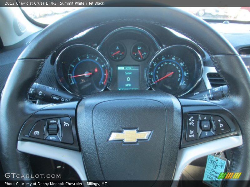 Summit White / Jet Black 2013 Chevrolet Cruze LT/RS