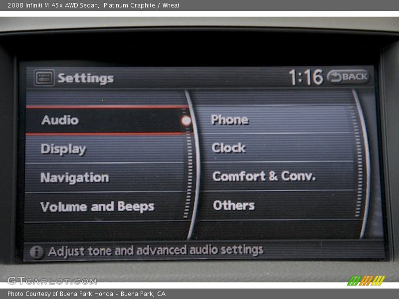Platinum Graphite / Wheat 2008 Infiniti M 45x AWD Sedan