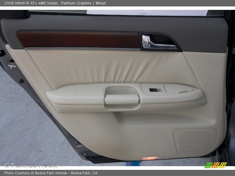 Platinum Graphite / Wheat 2008 Infiniti M 45x AWD Sedan