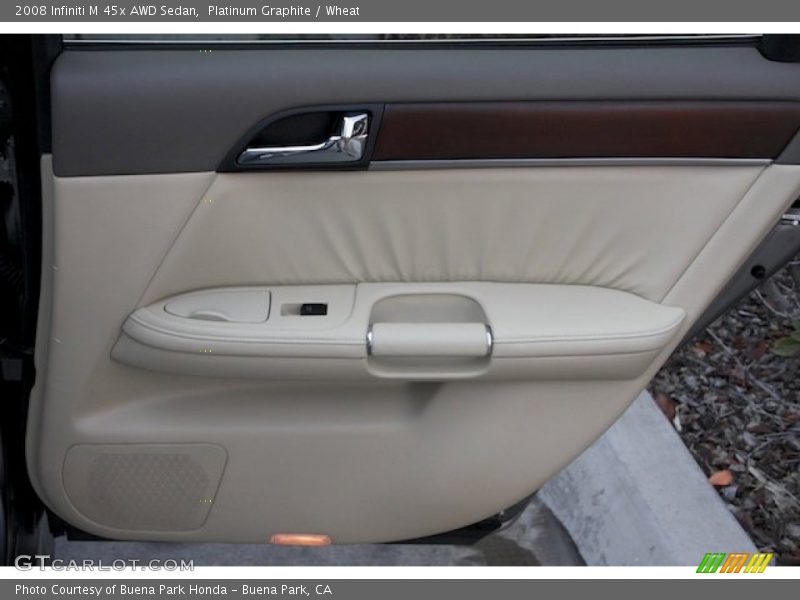 Platinum Graphite / Wheat 2008 Infiniti M 45x AWD Sedan