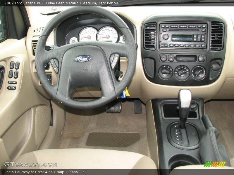 Dune Pearl Metallic / Medium/Dark Pebble 2007 Ford Escape XLS