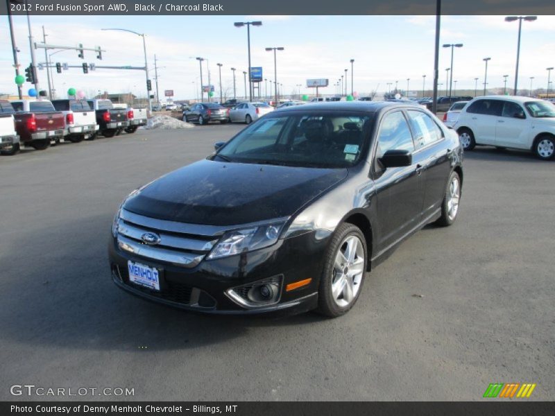 Black / Charcoal Black 2012 Ford Fusion Sport AWD