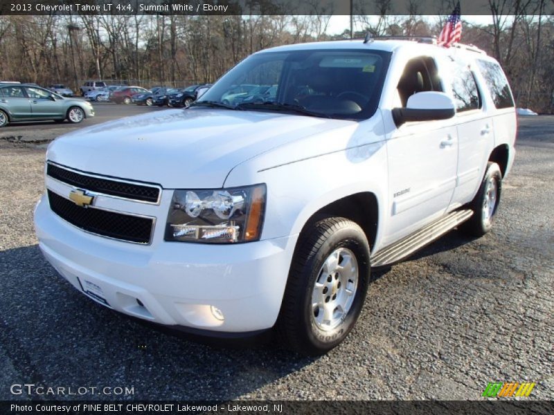 Summit White / Ebony 2013 Chevrolet Tahoe LT 4x4